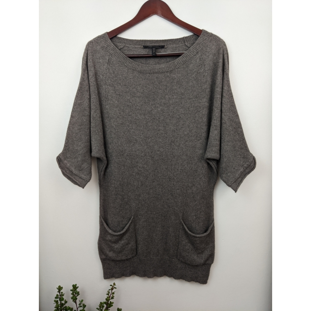 BCBGMaxAzria Nevena Wool-Blend Tunic Sweater